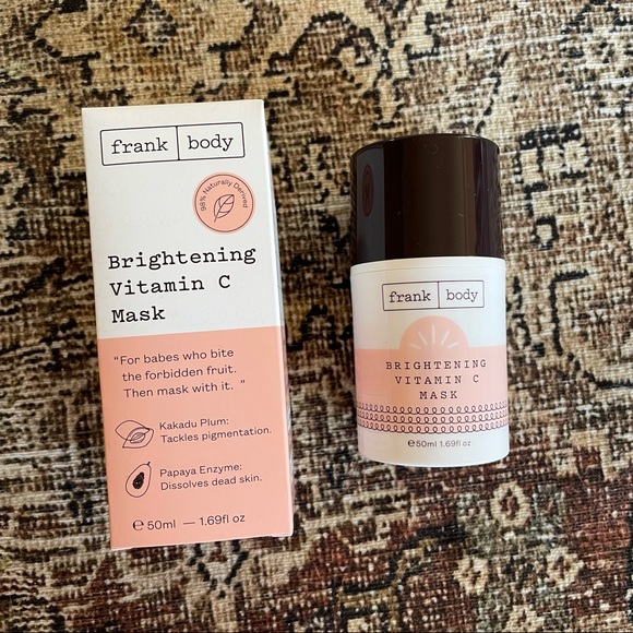 Frank Body Vitamin C Brightening Mask - NIB FULL SIZE - Picture 2 of 4